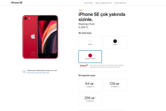 Apple iPhone SE 2020 modelini tanıttı