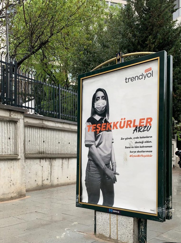 Trendyol'dan kuryelerine: #İçtenBirTeşekkür Trendyol'dan kuryelerine: #İçtenBirTeşekkür