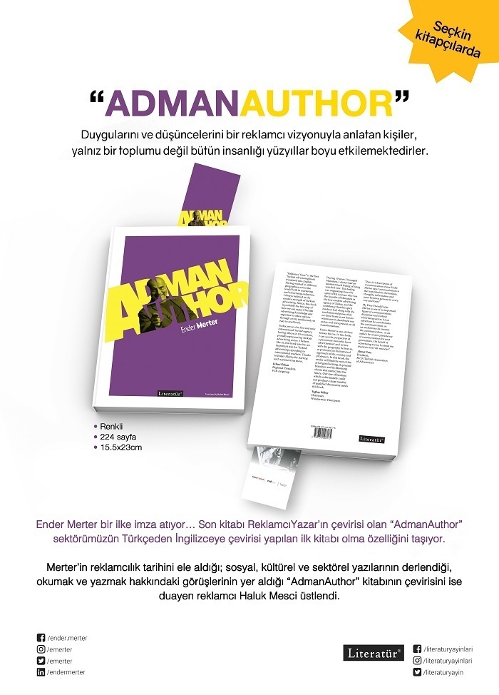 İlklerin kitabı: “Adman Author” İlklerin kitabı: “Adman Author”