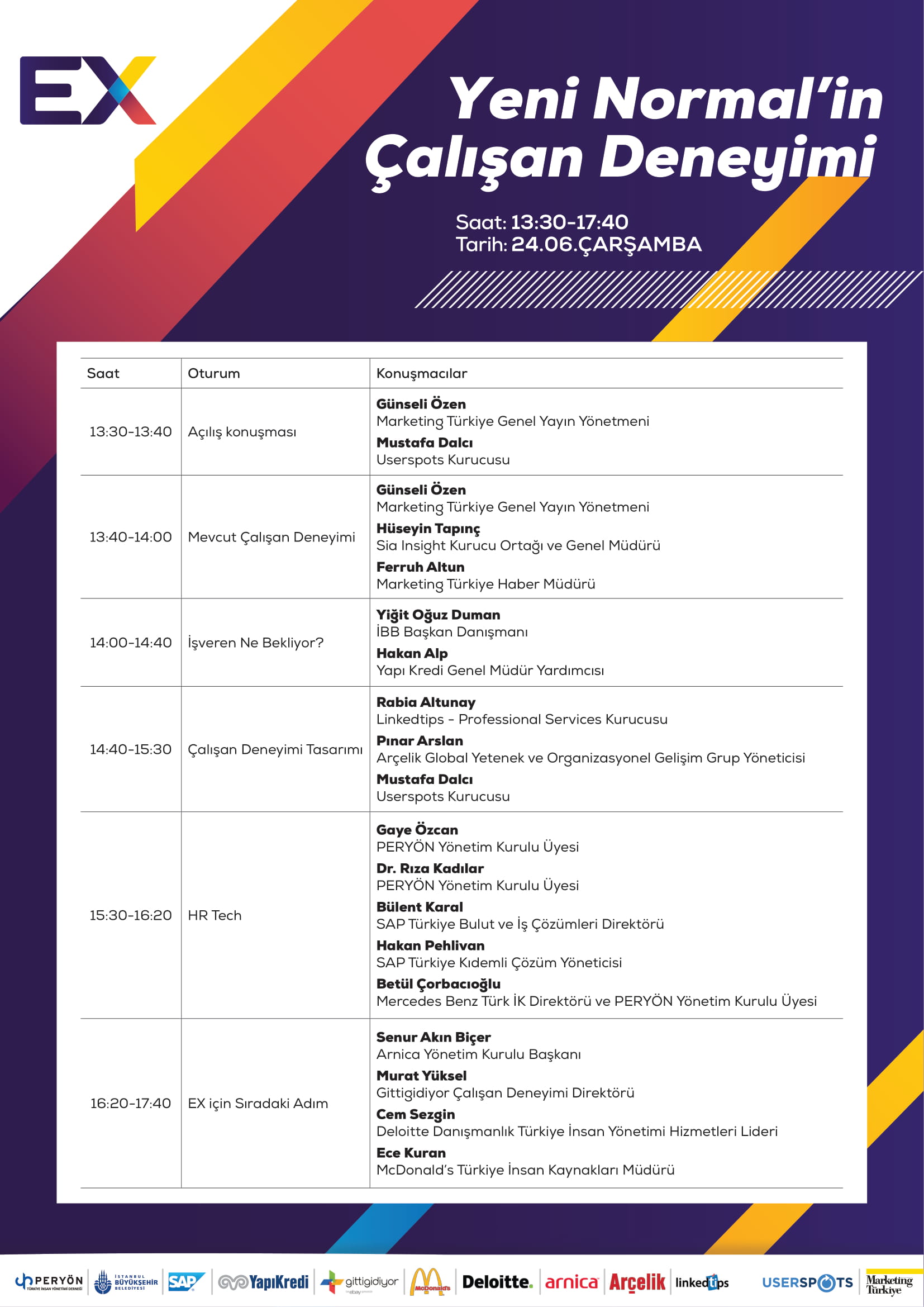 “Yeni Normal’in Çalışan Deneyimi” XCO’20 Online EX Day’de konuşulacak