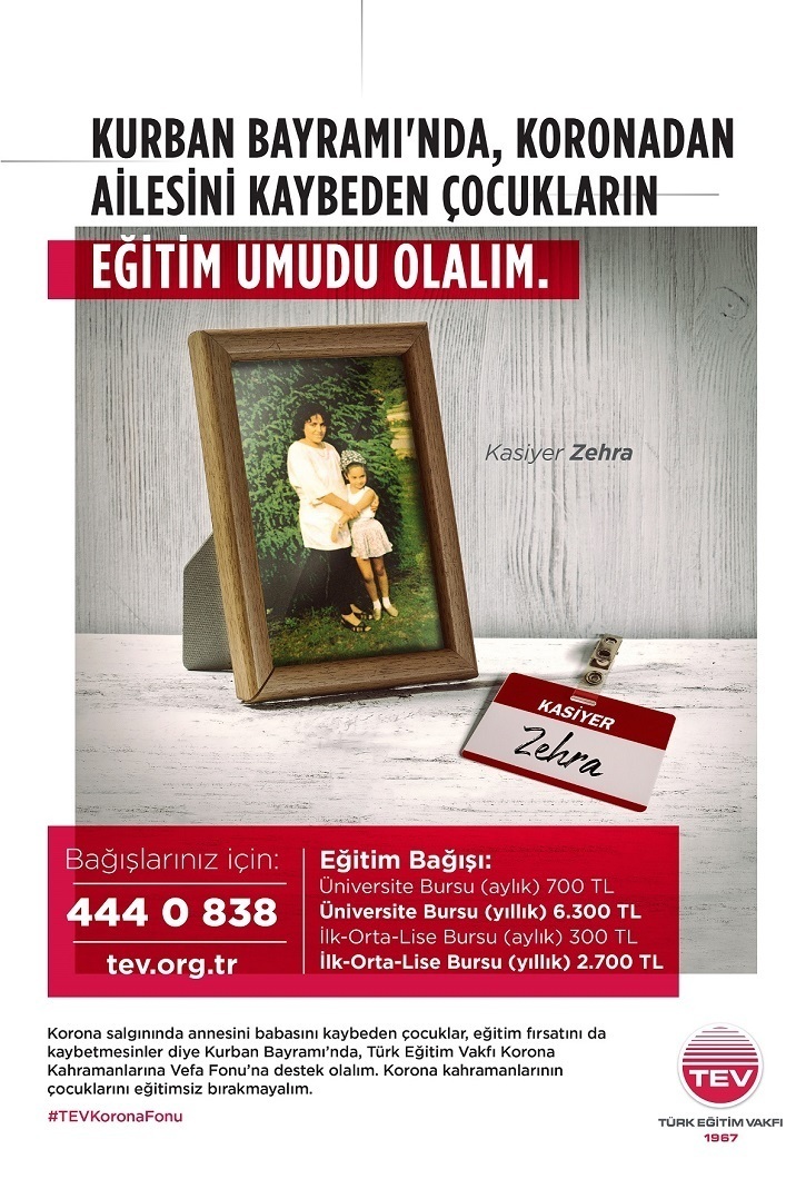 "Korona döneminde ailesini kaybeden çocukların eğitim yolculuğuna umut olun"