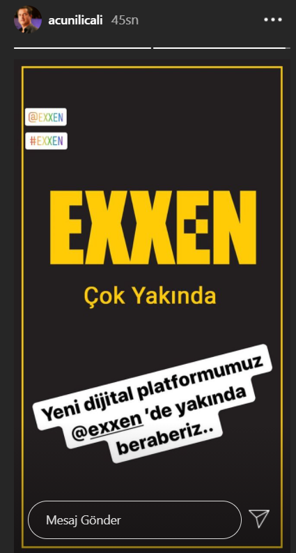 Acun Ilıcalı yeni dijital platformu Exxen'i duyurdu!