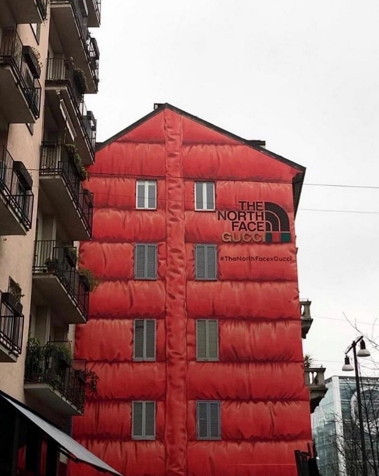 Gucci ve The North Face yeni iş birliğini dev bir anorakla kutluyor