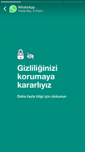 WhatsApp'tan bir yeni açıklama daha!