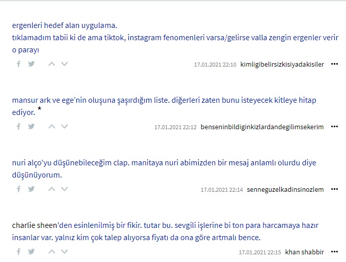 Ünlülerin mesajları satışa çıktı!