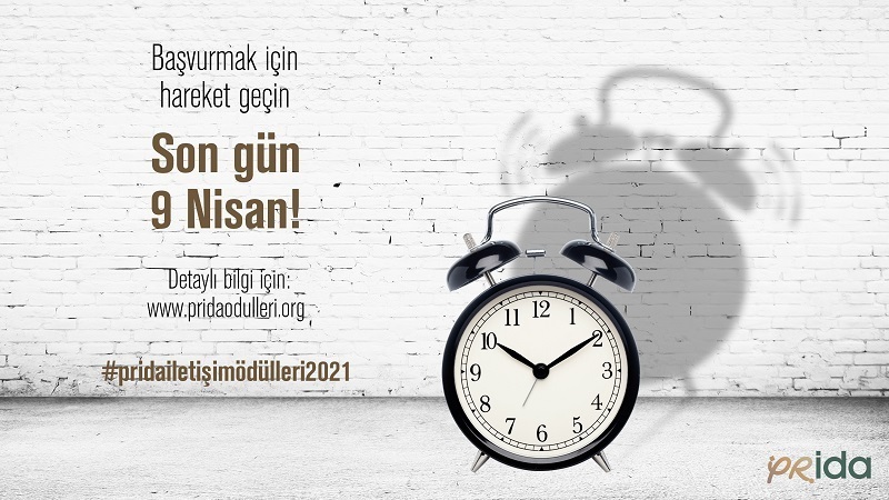 PRİDA İletişim Ödülleri 2021’e başvurular 9 Nisan’da sona eriyor!