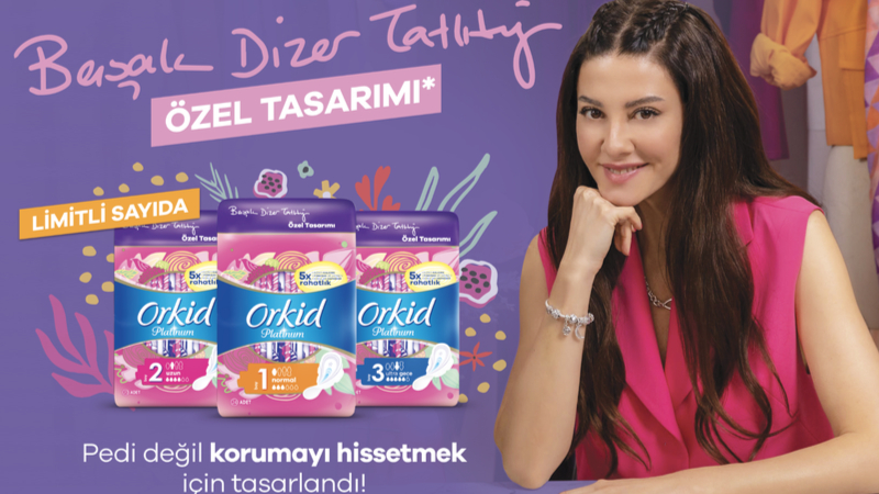 Orkid paketlerine Başak Dizer Tatlıtuğ imzası Orkid paketlerine Başak Dizer Tatlıtuğ imzası