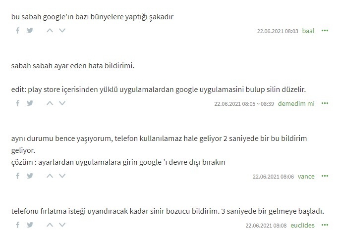 Google'dan bezdiren hata! google durdurma hatası