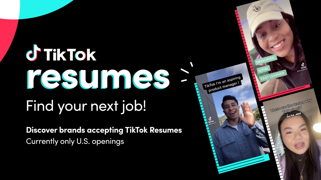 TikTok LinkedIn'e rakip geliyor TikTok Resumes