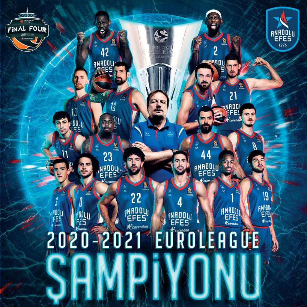 EuroLeague şampiyonu Anadolu Efes