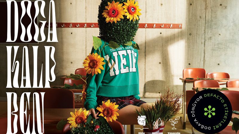 Defacto’dan doğaya karışan etiketler! Defacto’dan doğaya karışan etiketler!