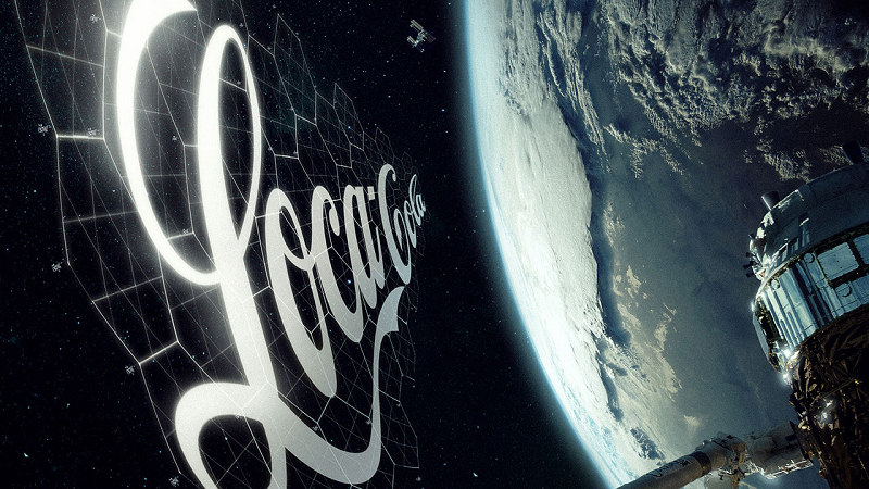 gökyüzü reklamları coca cola