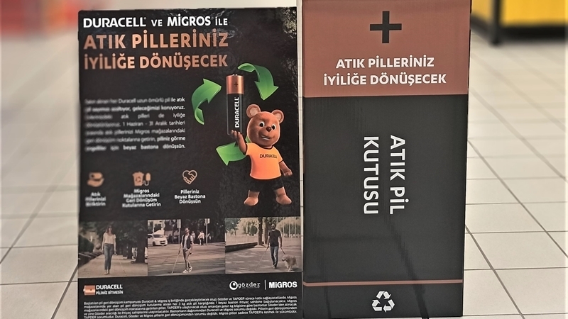 Sürdürülebilir bir dünya için Duracell ve Migros el ele verdi Sürdürülebilir bir dünya için Duracell ve Migros el ele verdi