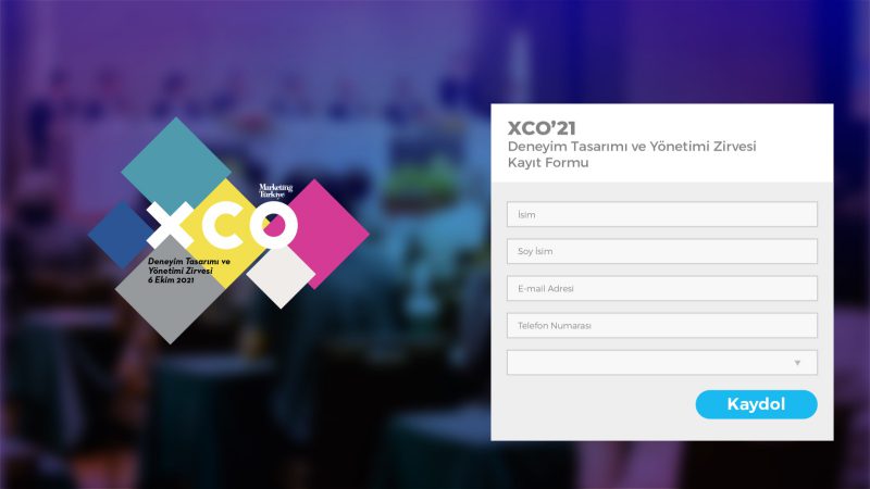 Deneyim Tasarımı ve Yönetimi Zirvesi XCO'21 kayıtları için son gün! XCO'21 kayıtları başladı