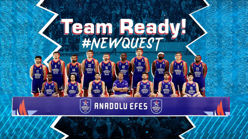 Anadolu Efes'in yeni sezon mottosu #newquest