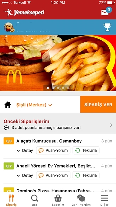 Yemeksepeti 20 senelik logosunu değiştirdi