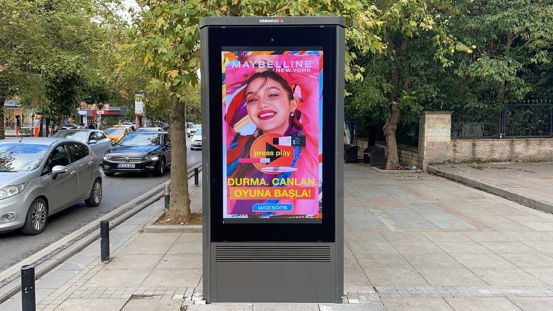 "Billboard"lar oyun platformlarına dönüştü "Billboard"lar oyun platformlarına dönüştü