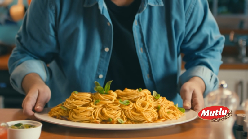 Ata Demirer makarna ziyafeti veriyor