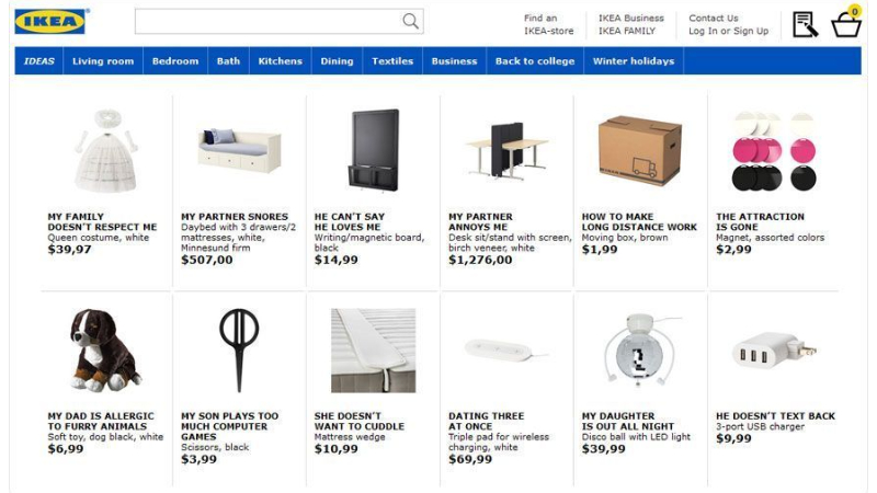 Ikea ürün isimlerini SEO'ya özel değiştirdi