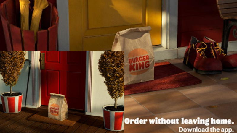 Burger King son reklamıyla KFC ve McDonald's'ı kışkırtıyor Burger King yeni kampanyasıyla KFC ve McDonald's'a sataşıyor