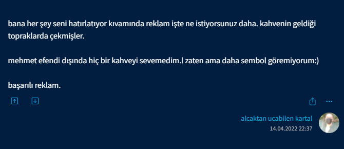 Kuru Kahveci Mehmet Efendi 150. yıl reklam filmiyle Ekşi'de gündem oldu Kuru Kahveci Mehmet Efendi 150. yıl reklam filmiyle Ekşi'de gündem oldu