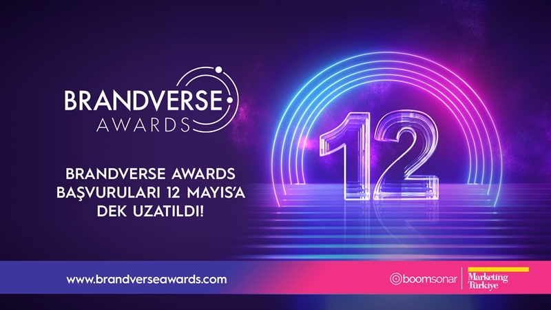 Brandverse Awards başvuruları yoğun talep üzerine 12 Mayıs’a uzatıldı! Brandverse Awards başvuruları yoğun talep üzerine 12 Mayıs’a uzatıldı!