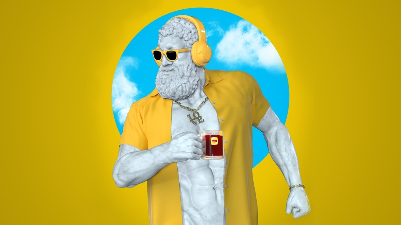 Mighty Hercules Lipton ile NFT'de buluştu Mighty Hercules Lipton ile NFT'de buluştu