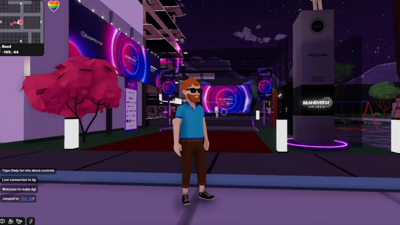 Brandverse Awards'un metaverse'te gerçekleşecek ödül törenine davetlisiniz... Brandverse Awards metaverse