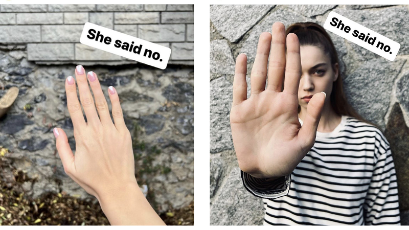 Yakın partner şiddetine karşı tek ses: "She Said No!" Yakın partner şiddetine karşı tek ses: "She Said No!"