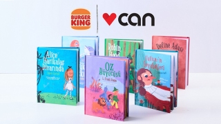 Hamburgerler Burger King'den, masallar Can Yayınları'ndan!