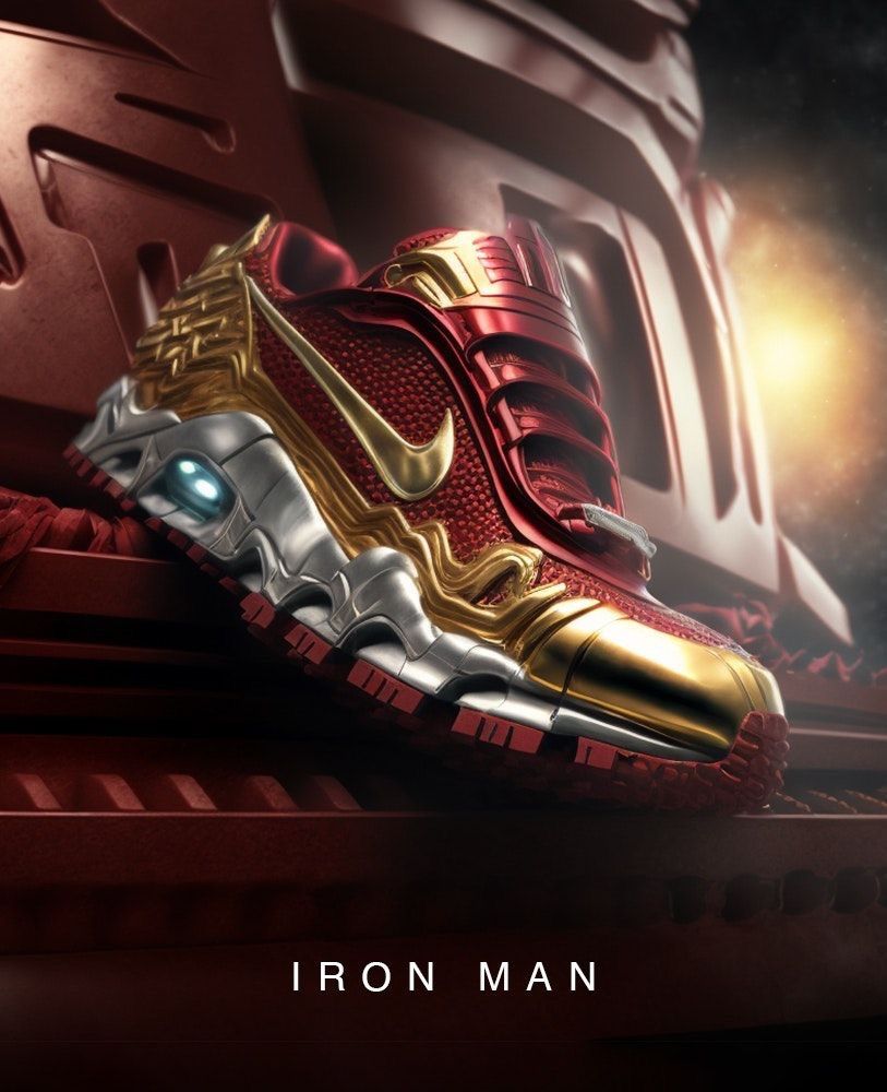 Yapay zeka, Marvel kahramanlarını Nike sneaker'a dönüştürdü...