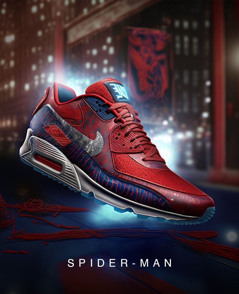 Yapay zeka, Marvel kahramanlarını Nike sneaker'a dönüştürdü...