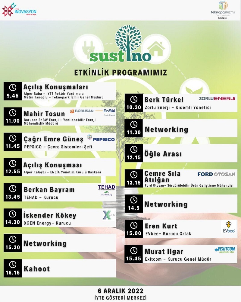 Sust’INO Etkinliği 7. Kez Katılımcılarla Buluşmaya Hazırlanıyor ...