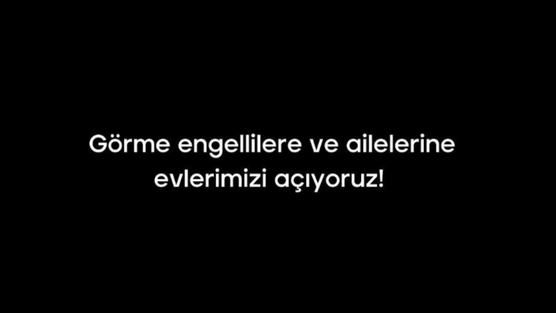 BlindLook, görme engelli depremzedeler için kampanya başlattı blindlook