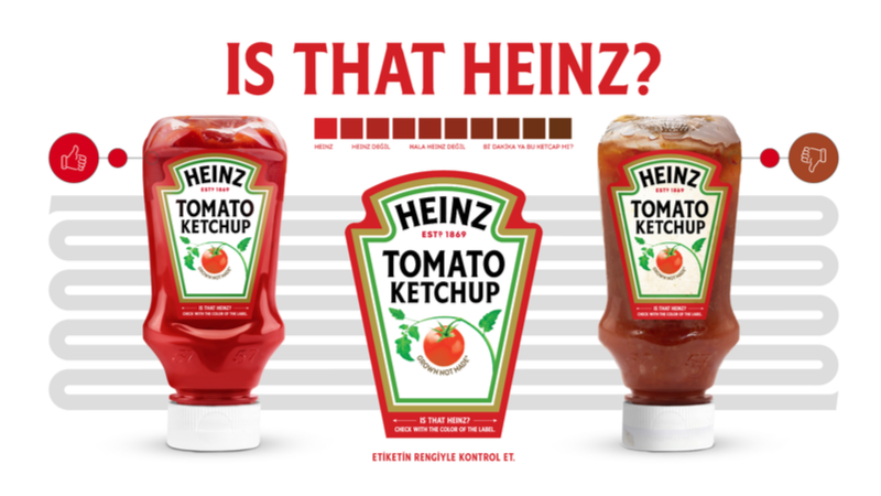 Heinz Türkiye’den sahte Heinz’ı anında yakalayan etiket: Is That Heinz?