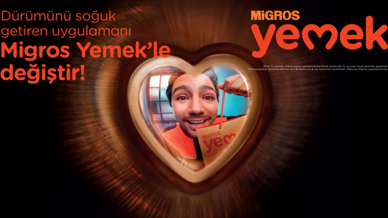 Uygulamanı Migros Yemek ile değiştir! Uygulamanı Migros Yemek ile değiştir