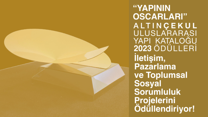 “Yapının Oscarları” iletişim, pazarlama ve toplumsal sosyal sorumluluk projelerini ödüllendiriyor! Yapının Oscarları