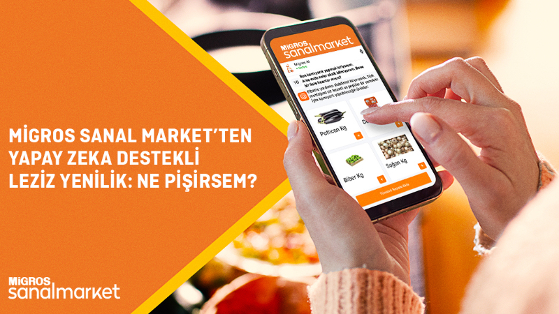 Migros Sanal Market ile yemek tarifleri cebinize, tüm malzemeler tek tıkla kapınıza geliyor! migros sanal market