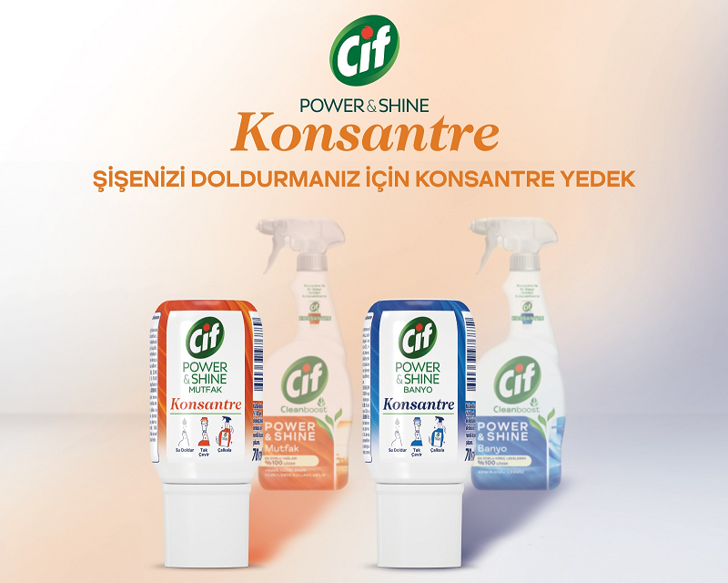 Tüketicilerin seçtiği temizlik markası: Cif Tüketicilerin seçtiği temizlik markası: Cif