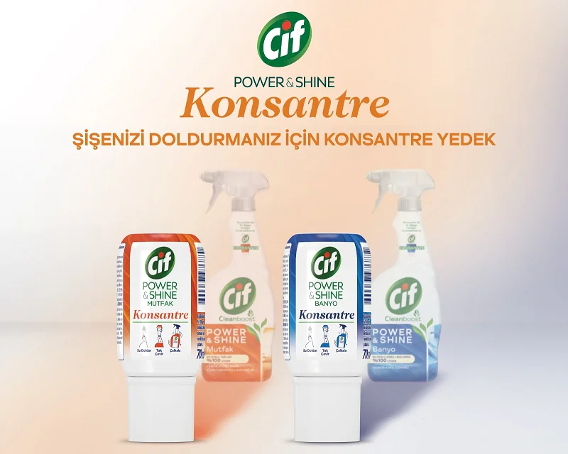 Tüketicilerin seçtiği temizlik markası: Cif Tüketicilerin seçtiği temizlik markası: Cif