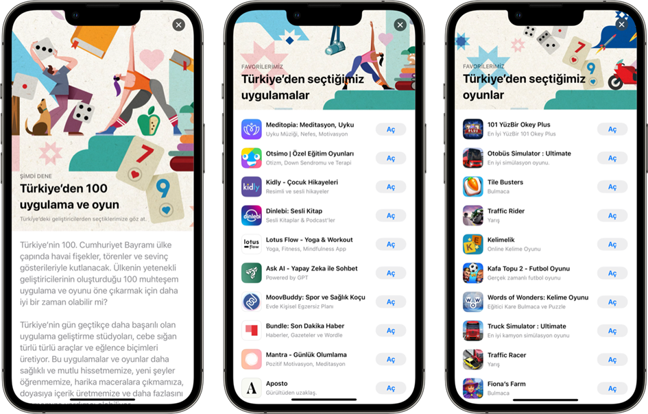 Apple Cumhuriyetin 100. yılını kutluyor: “Nice mutlu asırlara” Apple Cumhuriyetin 100. yılını kutluyor: “Nice mutlu asırlara”