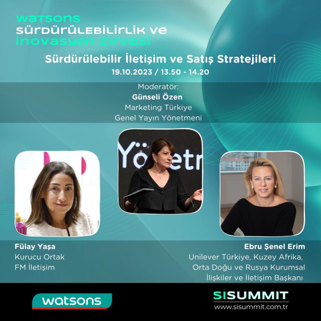 Watsons Sürdürülebilirlik ve İnovasyon Zirvesi’nde “Sürdürülebilir Geleceğe Yenilikçi Adımlar” konuşulacak Watsons Sürdürülebilirlik ve İnovasyon Zirvesi’nde “Sürdürülebilir Geleceğe Yenilikçi Adımlar” konuşulacak