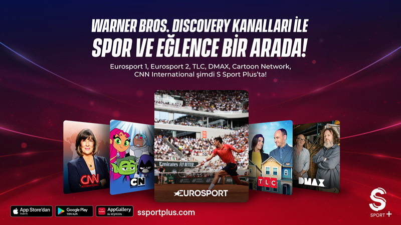 Warner Bros. Discovery ve S Sport Plus güçlerini birleştirdi | Son 24 saatin gündemi Warner Bros. Discovery ve S Sport Plus güçlerini birleştirdi | Son 24 saatin gündemi