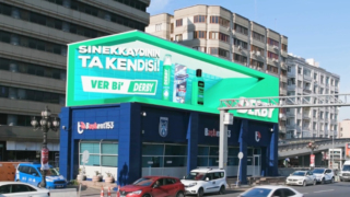 Derby yeni 3D reklam çalışmasıyla Ankaralılarla buluştu