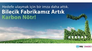 Mey|Diageo’dan dev sürdürülebilirlik adımı: Bilecik fabrikası artık karbon nötr