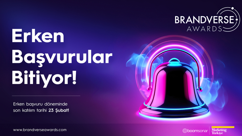 Brandverse Awards’da erken başvurular dönemi 23 Şubat'ta sona eriyor Brandverse Awards