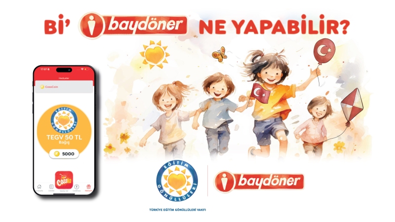 Baydöner, Türkiye Eğitim Gönüllüleri Vakfı (TEGV) ile çocukların geleceğine destek oluyor Baydöner, Türkiye Eğitim Gönüllüleri Vakfı (TEGV) ile çocukların geleceğine destek oluyor