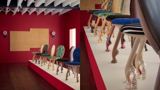 Sürpriz iş birliği: Christian Louboutin ve Pierre Yovanovitch sandalye koleksiyonunu tanıtıyor