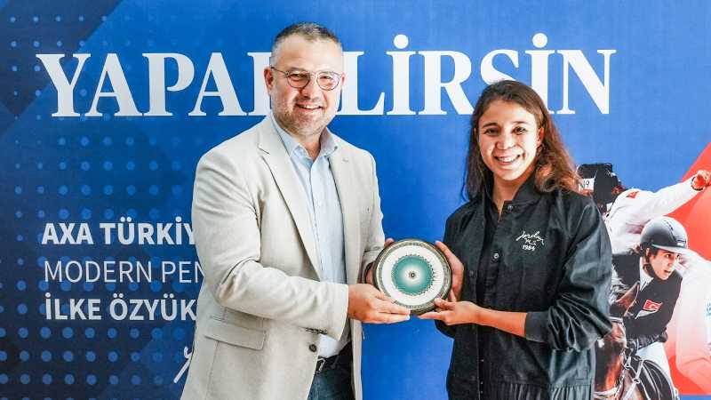 AXA Türkiye, modern pentatlonun yükselen yıldızı İlke Özyüksel'i destekliyor AXA Türkiye, modern pentatlonun yükselen yıldızı İlke Özyüksel'i destekliyor