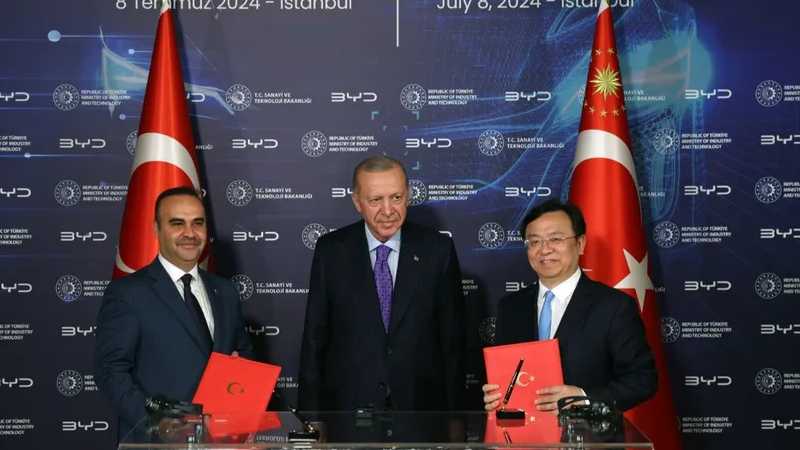 BYD ile Türkiye arasında yatırım anlaşması imzalandı BYD ile Türkiye arasında yatırım anlaşması imzalandı